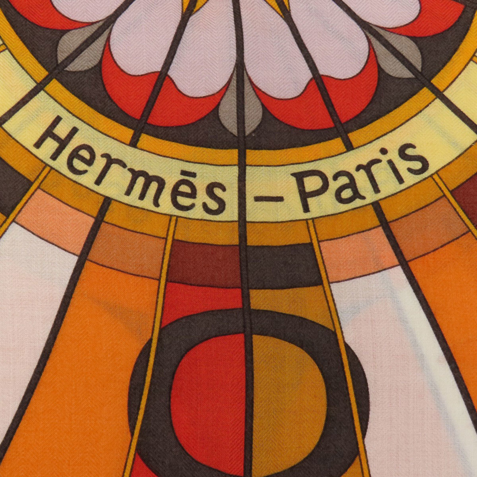 Hermes Stole Scarf Cashmere/Silk Women's HERMES