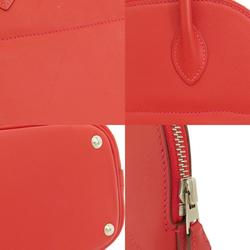 Hermes Bolide 27 Red Handbag Swift Women's HERMES
