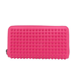 Christian Louboutin Round Studs Long Wallet Leather Women's
