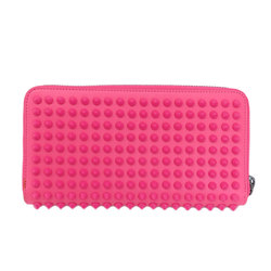 Christian Louboutin Round Studs Long Wallet Leather Women's