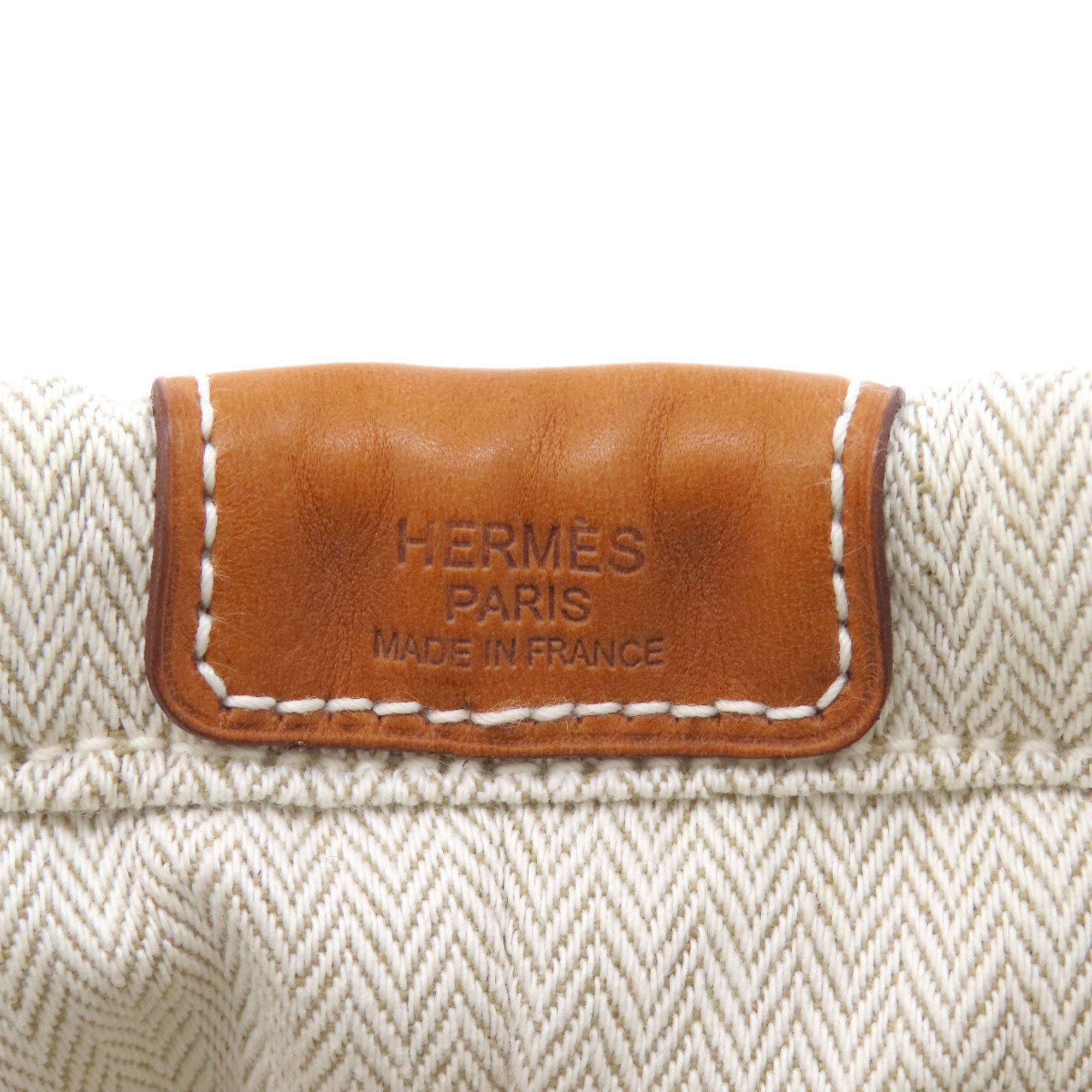 Hermes Fourbi 20 Toile Chevron for Women HERMES