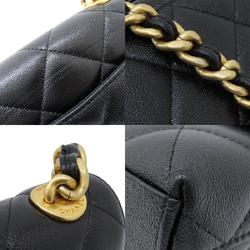 Chanel Chain Shoulder Matelasse Coco Mark Bag Caviar Skin Women's CHANEL