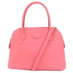 Hermes Bolide 27 Pink Handbag Swift Women's HERMES