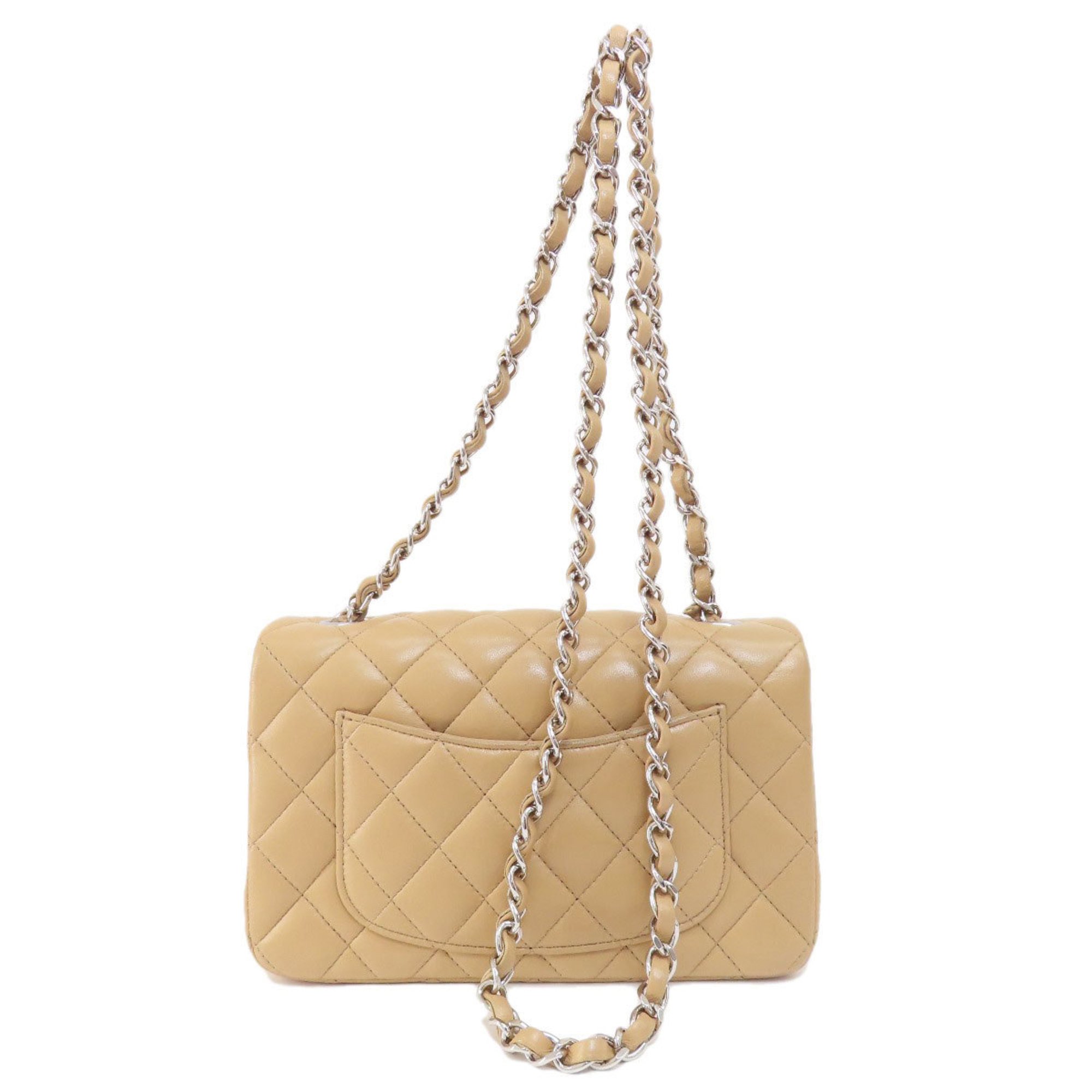Chanel Chain Shoulder Matelasse Bag Lambskin Women's CHANEL