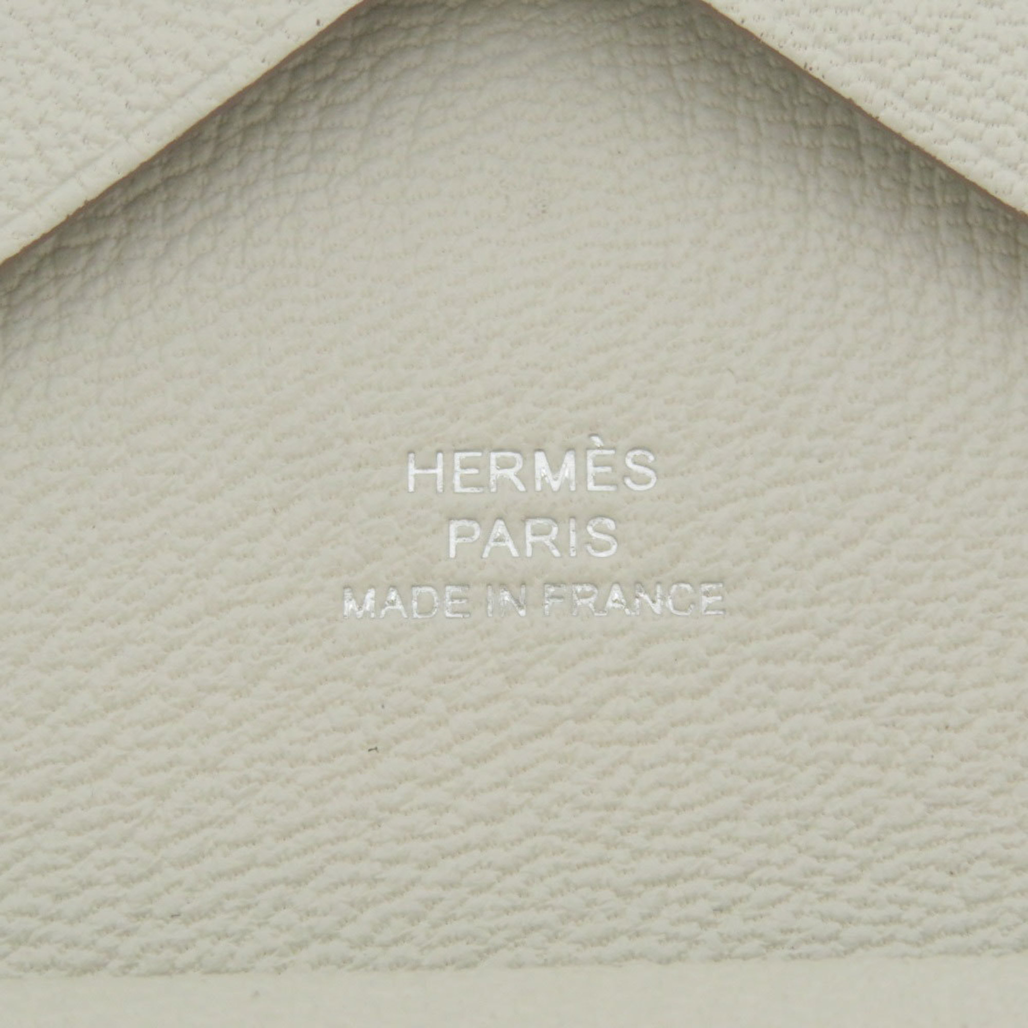 Hermes Calvi Duo Chevre Card Case Women's HERMES