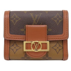 Louis Vuitton M68725 Portefeuille Dauphine Compact Monogram Reverse Bi-fold Wallet Women's LOUIS VUITTON