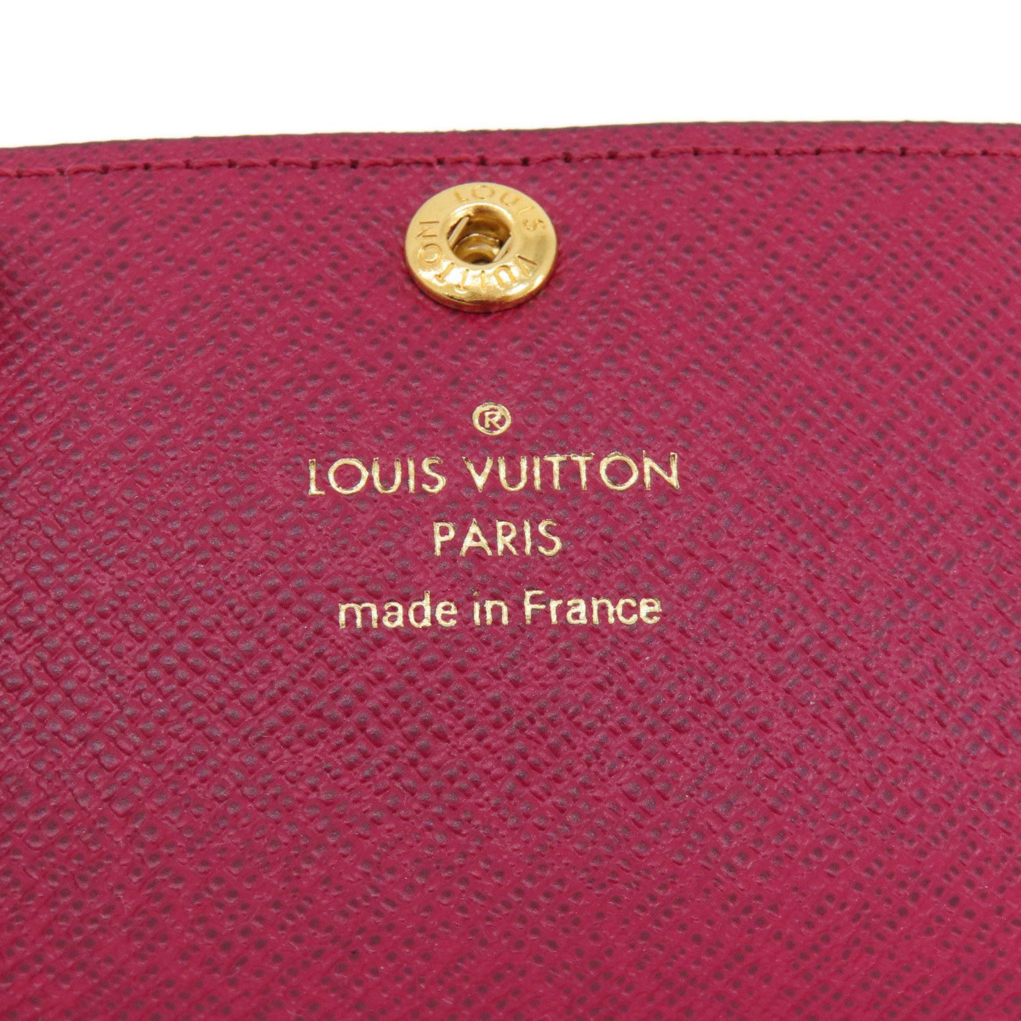 Louis Vuitton M60701 Multicle 6 Monogram Fuchsia Key Case Canvas Women's LOUIS VUITTON