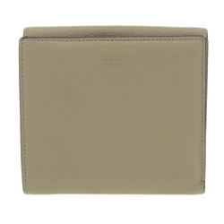 FENDI motif bi-fold wallet in calf leather for women