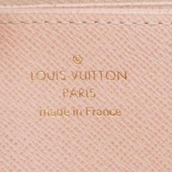 Louis Vuitton Long Wallet Monogram Zippy M41894 Brown Rose Ballerine Ladies