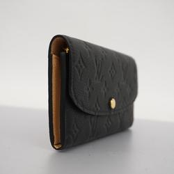 Louis Vuitton Long Wallet Monogram Empreinte Portefeuille Emilie M62369 Noir Ladies