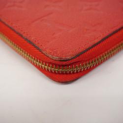 Louis Vuitton Long Wallet Monogram Empreinte Zippy M60737 Cerise Ladies