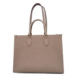 Louis Vuitton Handbag Monogram Empreinte On the Go MM M45607 Tourterelle Ladies