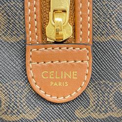 Celine handbag Triomphe leather brown black ladies