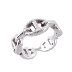 Hermes Ring Chaine d'Ancre Anchainée 925 Silver for Men and Women