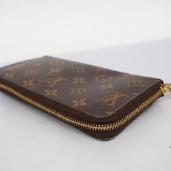 Louis Vuitton Long Wallet Monogram Zippy M60017 Brown Men's Women's