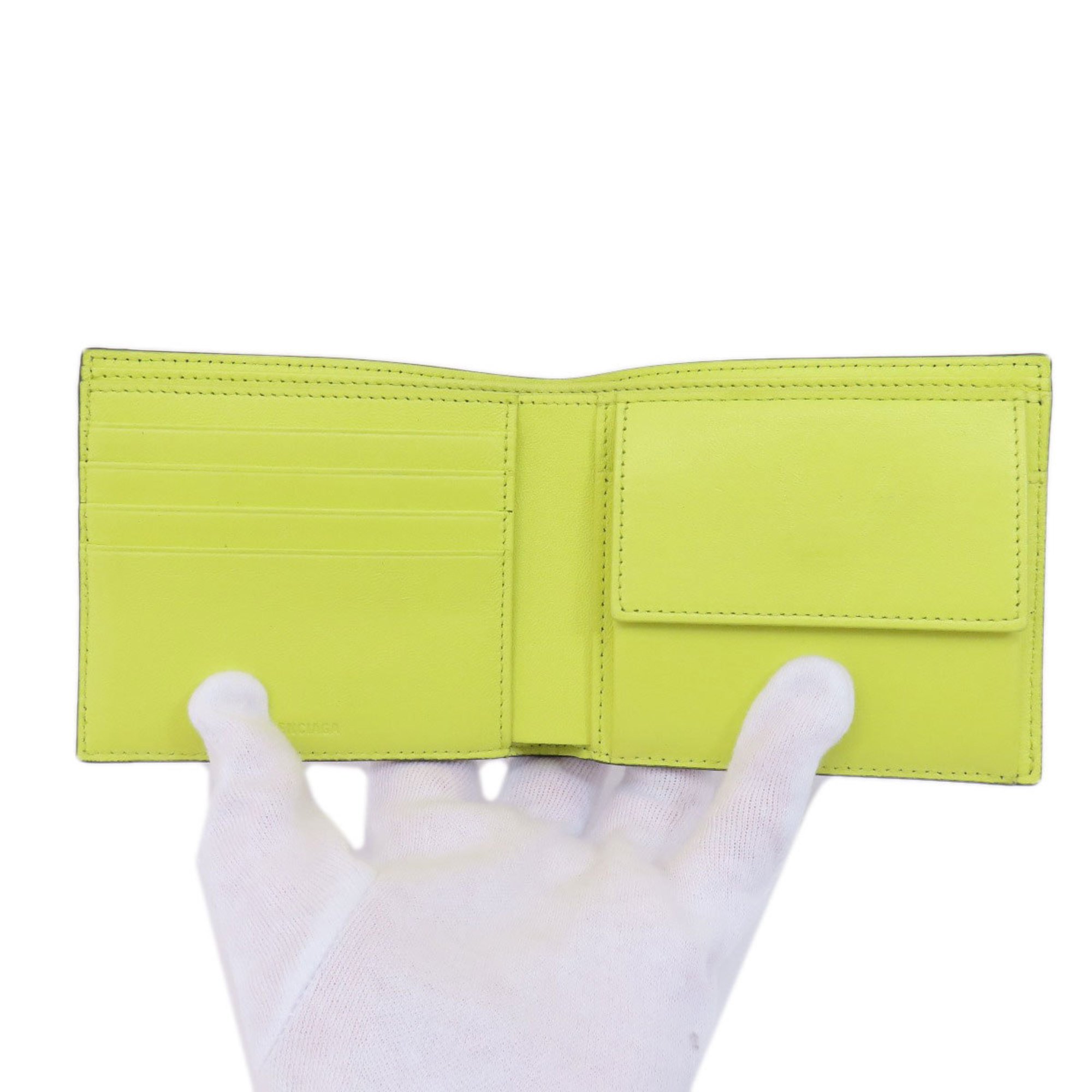 BALENCIAGA 664038 Bi-fold wallet Leather Women's