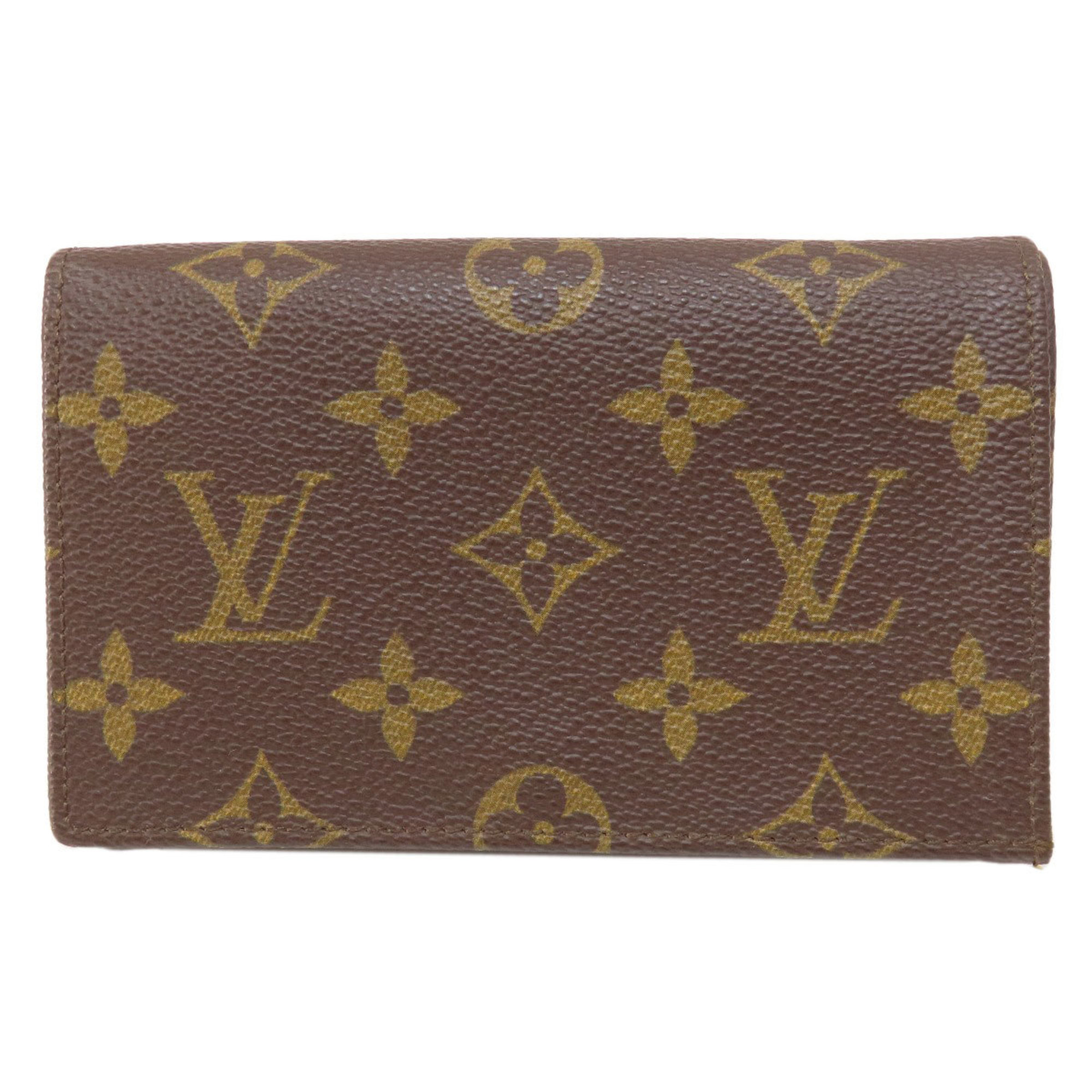 Louis Vuitton Portefeuille Tresor Monogram Bi-fold Wallet Canvas Women's LOUIS VUITTON