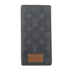 Louis Vuitton M69260 Portefeuille Brazza Gaston Label Monogram Eclipse Long Wallet Men's LOUIS VUITTON
