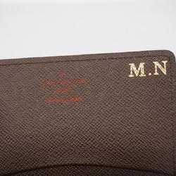 Louis Vuitton Business Card Holder Damier Envelope Carte de Visite N62920 Ebene Men's Women's