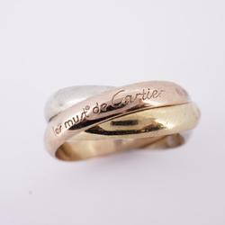 Cartier Ring Trinity 55 K18YG Yellow Gold K18WG White K18PG Pink Women's