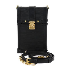 LOUIS VUITTON Louis Vuitton Pochette Trunk Vertical Epi Shoulder Bag M67871 Leather Calf Black