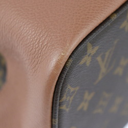 LOUIS VUITTON Louis Vuitton Flandrin Handbag M41597 Monogram Canvas Leather Brown Bois de Rose Shoulder Bag Tote