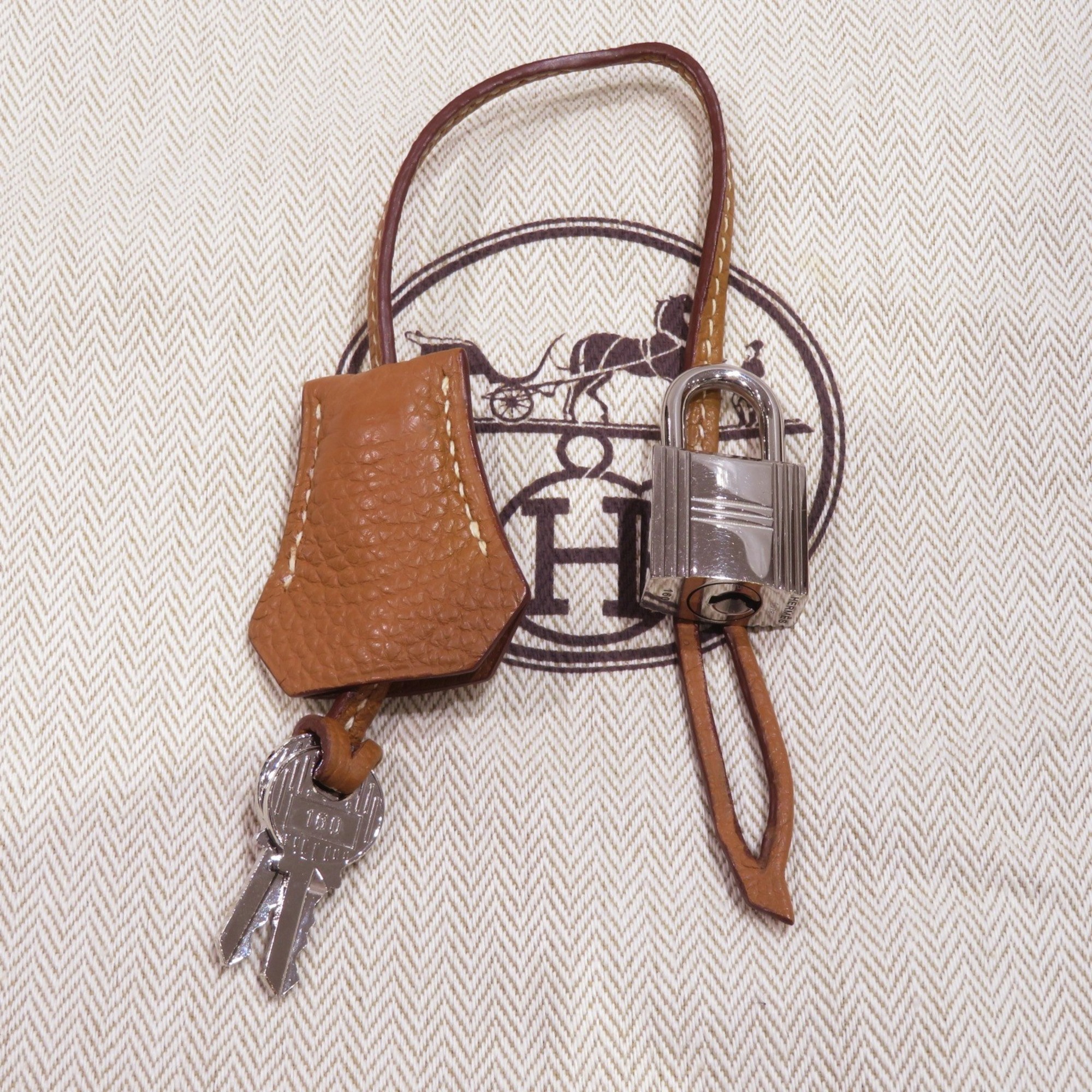 HERMES Birkin 35 Handbag Gold (Silver hardware) Togo L Stamp B89 Women's Men's Leather