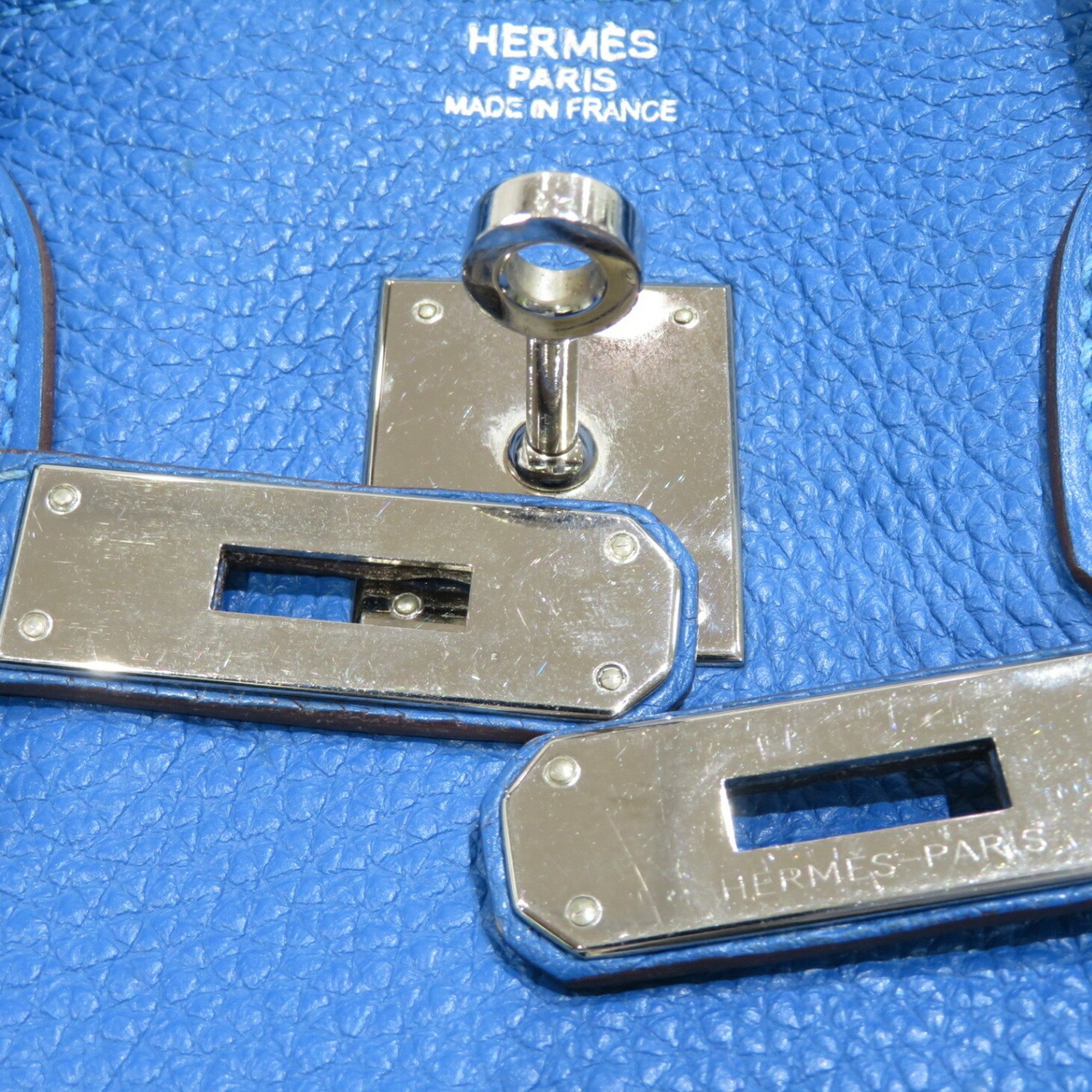 HERMES Birkin 35 Handbag Mikonoff/Silver Hardware Togo C65 Women's Men's Leather