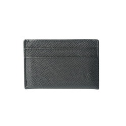 LOUIS VUITTON Louis Vuitton Taiga Porte Carte Double Card Case Ardoise M32730 Men's Leather Business Holder