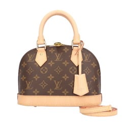 Louis Vuitton Alma BB Monogram Shoulder Bag Canvas M53152 Brown Women's LOUIS VUITTON 2way