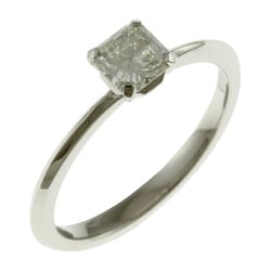 Tiffany True Ring, size 6.5, Pt950 platinum, diamond 0.35ct, ladies, TIFFANY&Co.