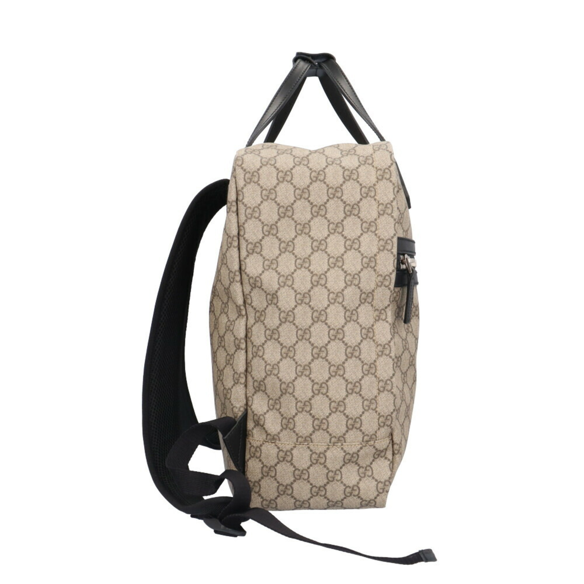 Gucci GG Supreme Sherry Line Backpack/Daypack Coated Canvas 495558 Unisex GUCCI