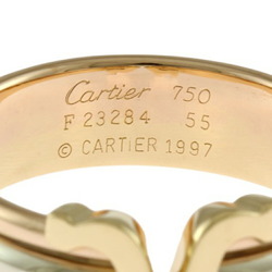Cartier 2C Ring, Size 14, 18K, Women's, CARTIER