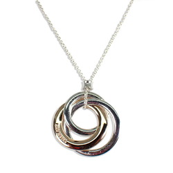 TIFFANY 925 Metal 1837 Interlocking Circle Necklace