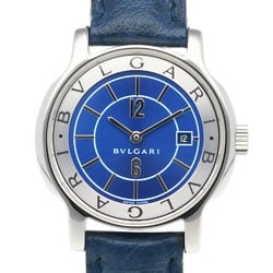 BVLGARI Solo Tempo Watch Bvlgari Stainless Steel ST29S Quartz Ladies Luxury Wristwatch