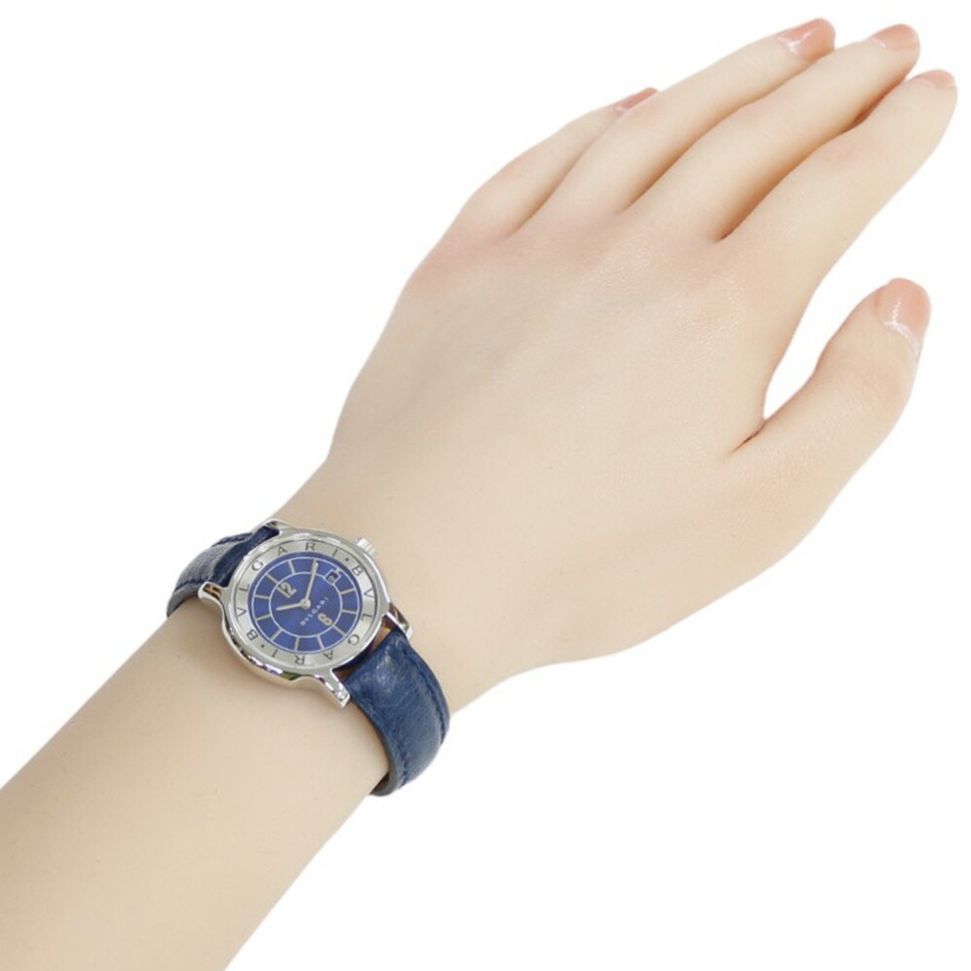 BVLGARI Solo Tempo Watch Bvlgari Stainless Steel ST29S Quartz Ladies Luxury Wristwatch