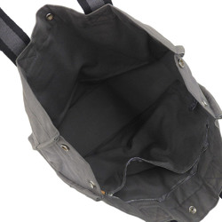 Hermes HERMES Foul Tote GM Handbag Bag Canvas Gray Black
