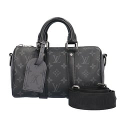 Louis Vuitton Keepall Bandouliere 25 Monogram Eclipse Shoulder Bag M46271 Black Men's LOUIS VUITTON 2way