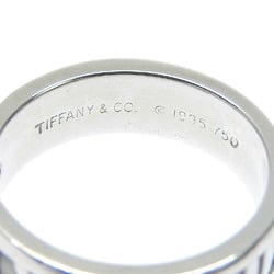 Tiffany & Co. Atlas Ring, K18WG, 3P Diamond, size 6.5
