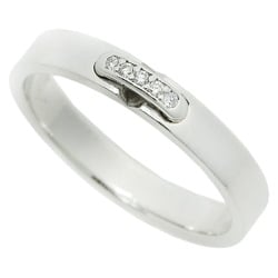 CHAUMET Lien Ring Pt950 Melee Diamonds Size 8.5 Engagement