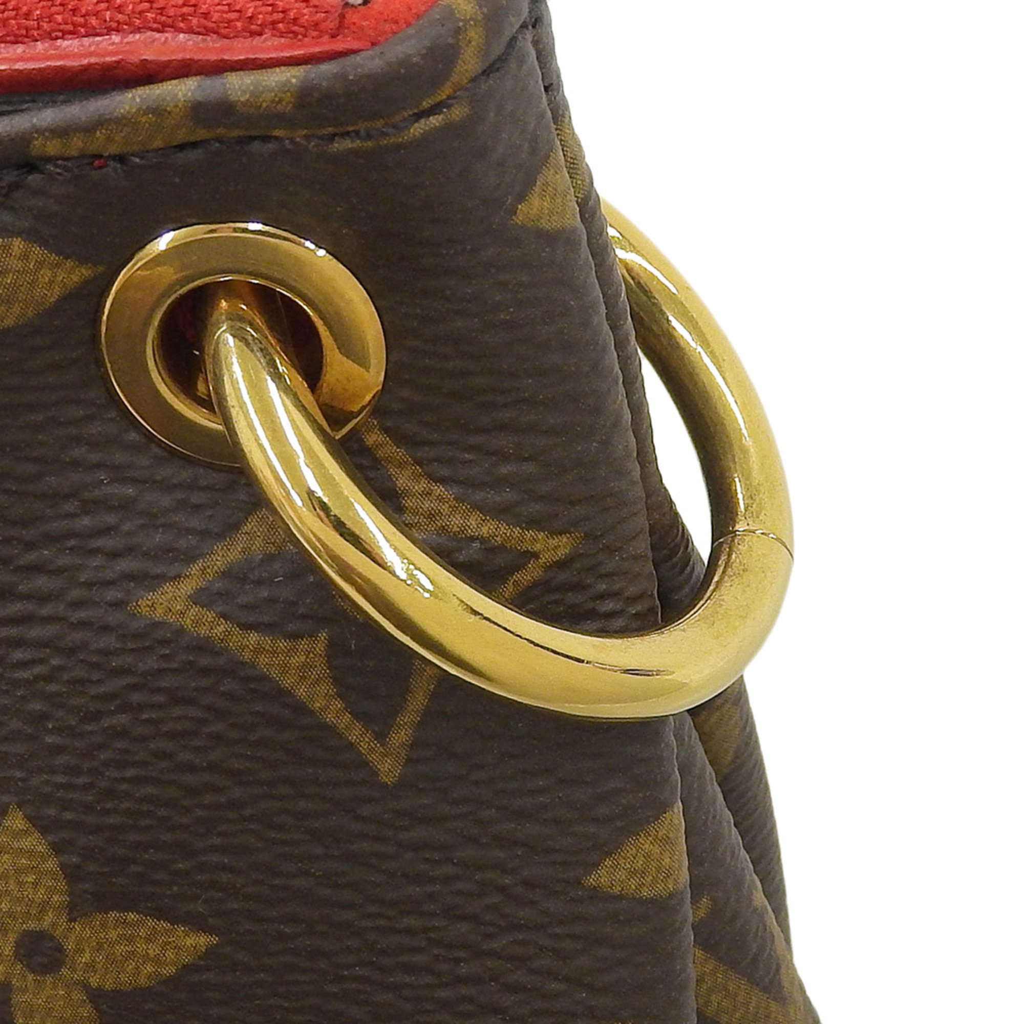 Louis Vuitton LOUIS VUITTON Monogram Pallas BB M41241 Handbag Shoulder Bag Cerise