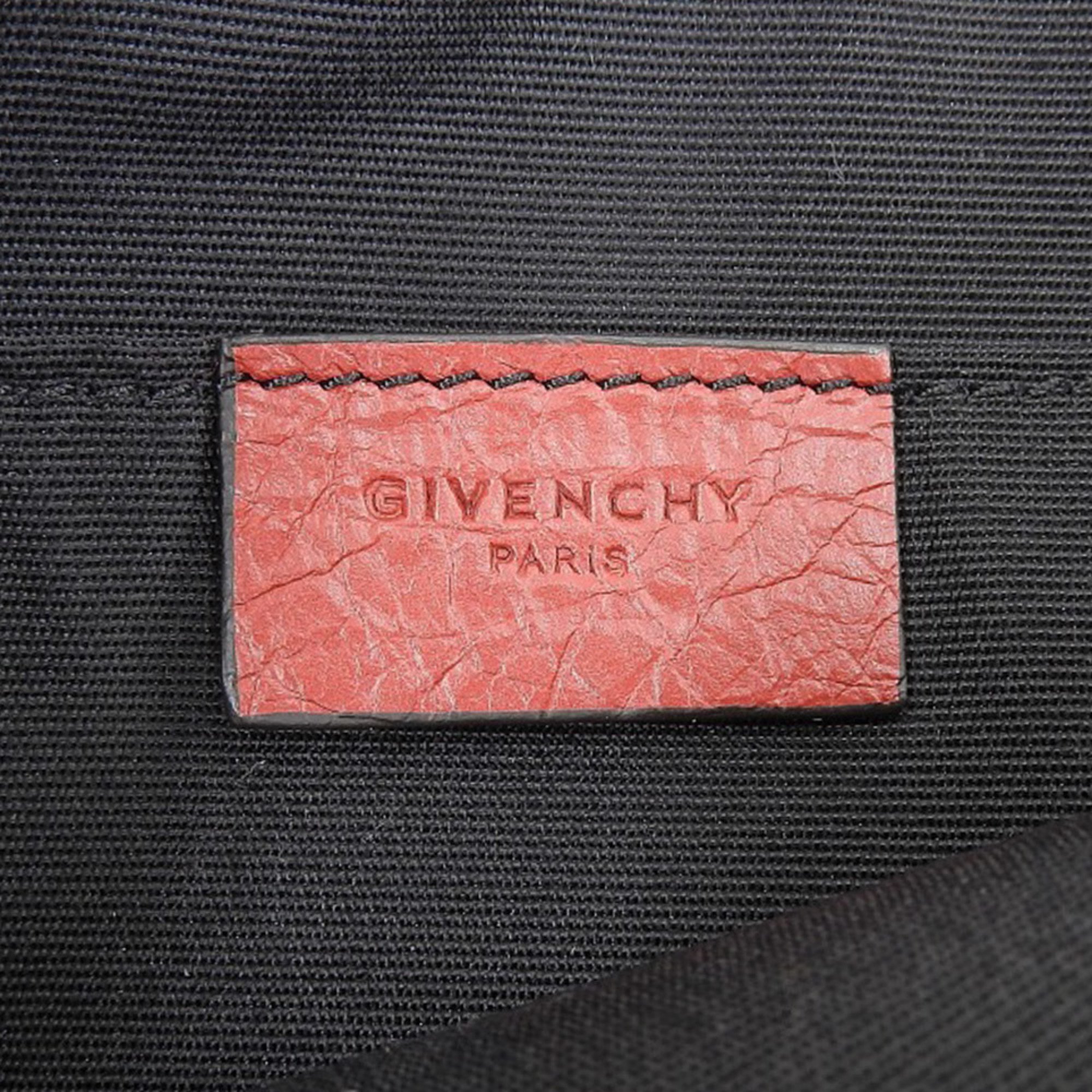 Givenchy GIVENCHY Clutch Bag NED0169 Second Leather Red x White Black