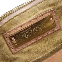 JIMMY CHOO Star Studs Bag Handbag Shoulder Leather Camel