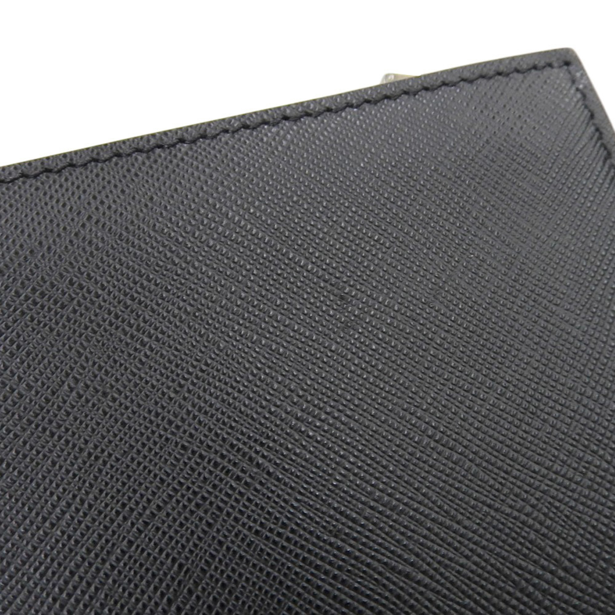 PRADA Second Bag 2VN003 Clutch Saffiano Leather Black