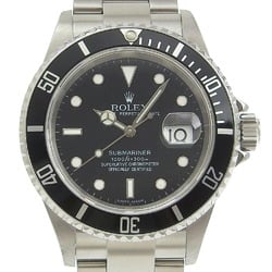 Rolex ROLEX Submariner Date 16610 D series (around 2004-2005) Black dial SS Automatic 40mm Men's watch