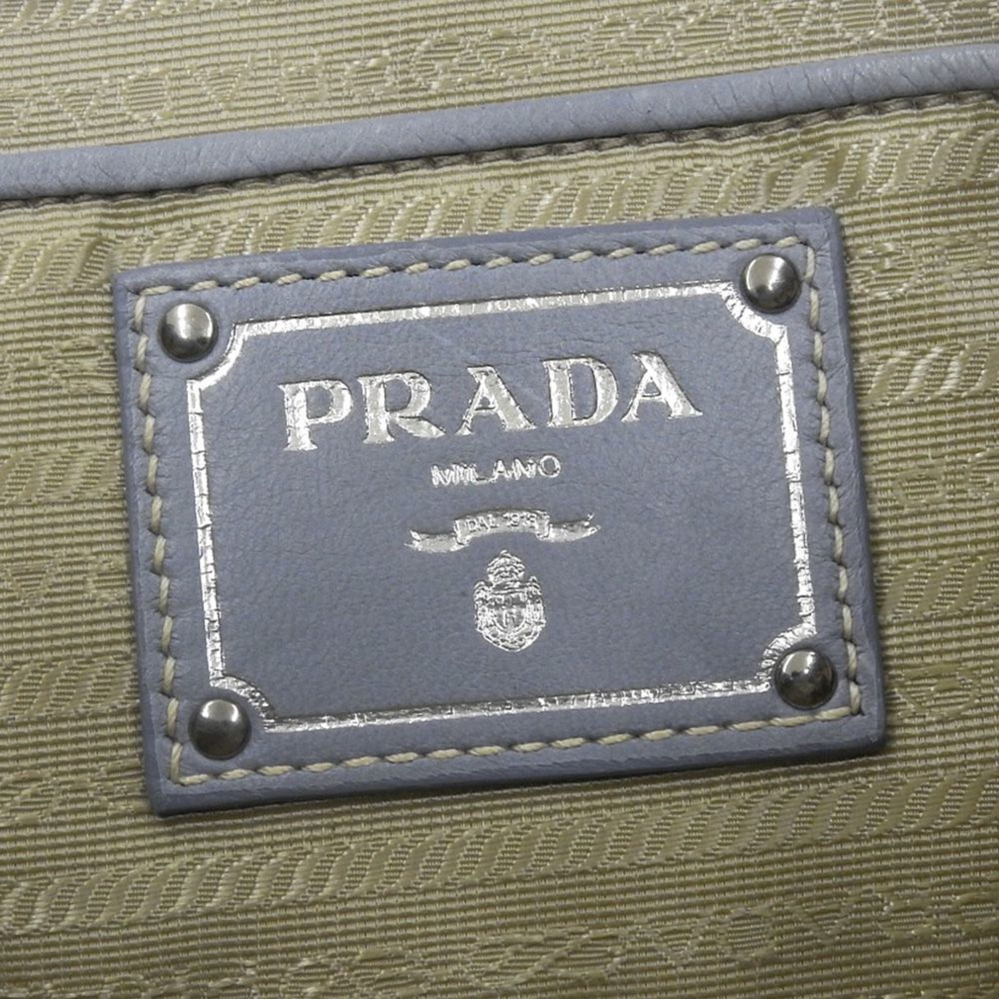 PRADA bag nappa leather blue grey BN2321