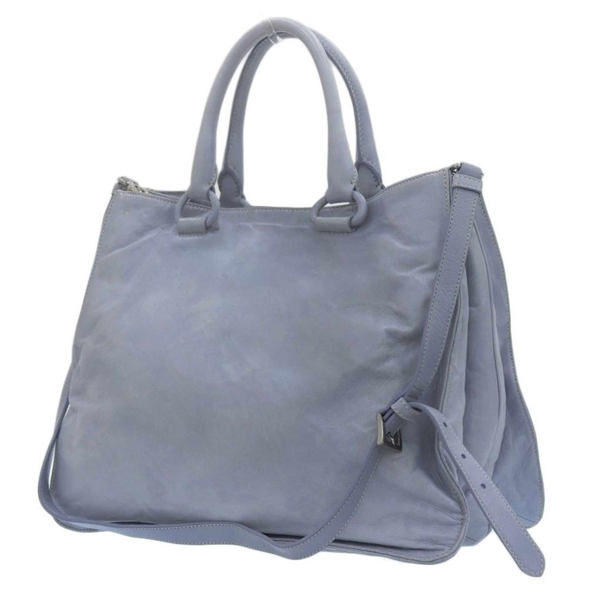 PRADA bag nappa leather blue grey BN2321