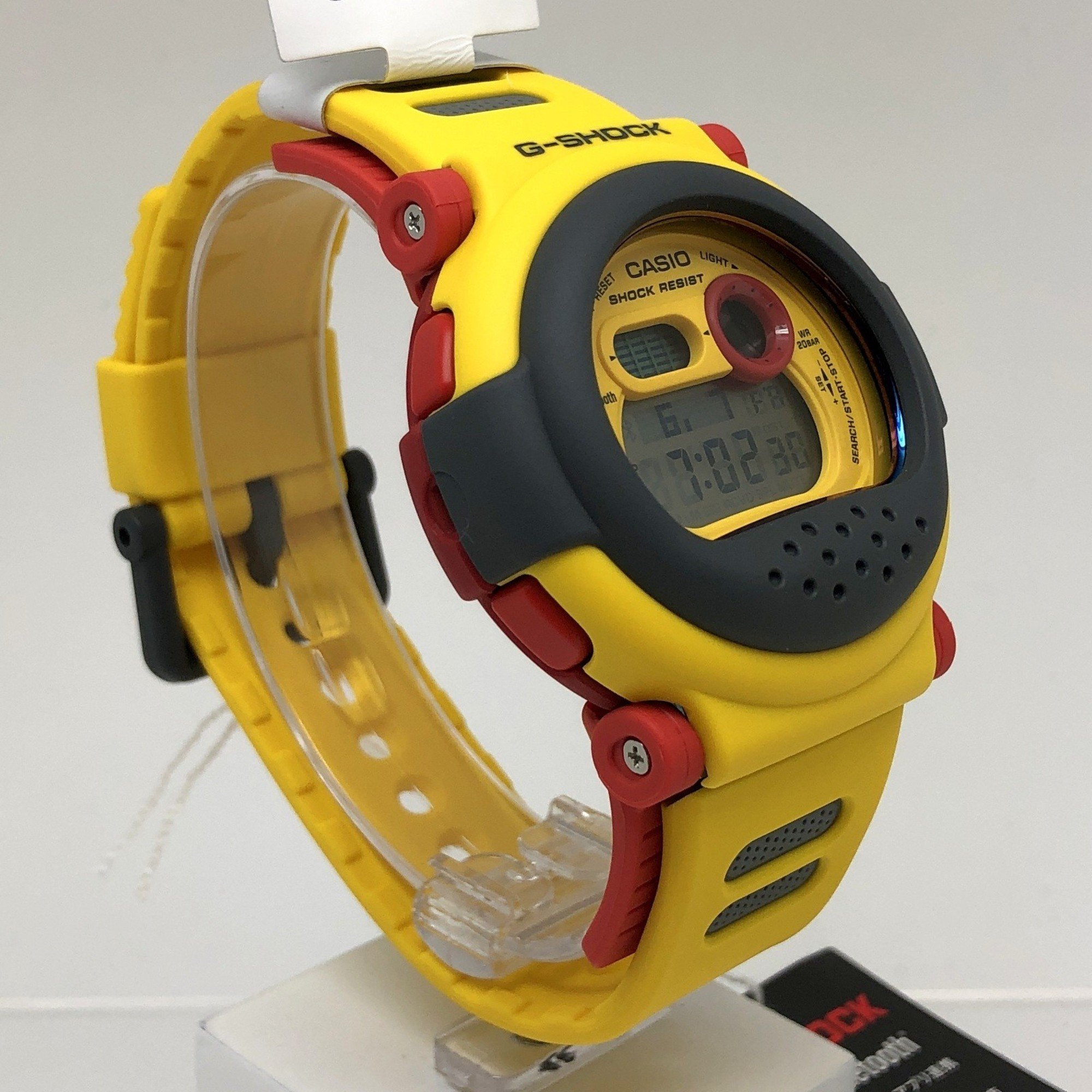 G-SHOCK CASIO Watch G-B001MVE-9 Jason Reprint DW-001 Series Yellow Gray Bluetooth Digital Men's Mikunigaoka Store IT746MR2P0OO