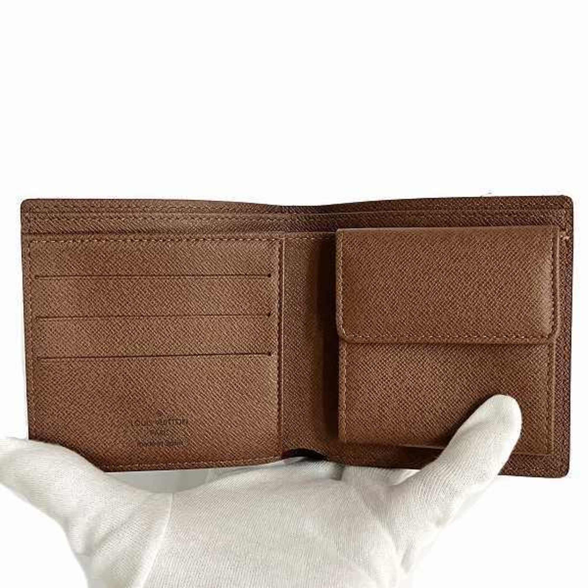 Louis Vuitton Monogram Portefeuille Marco M61675 Bi-fold Wallet for Men