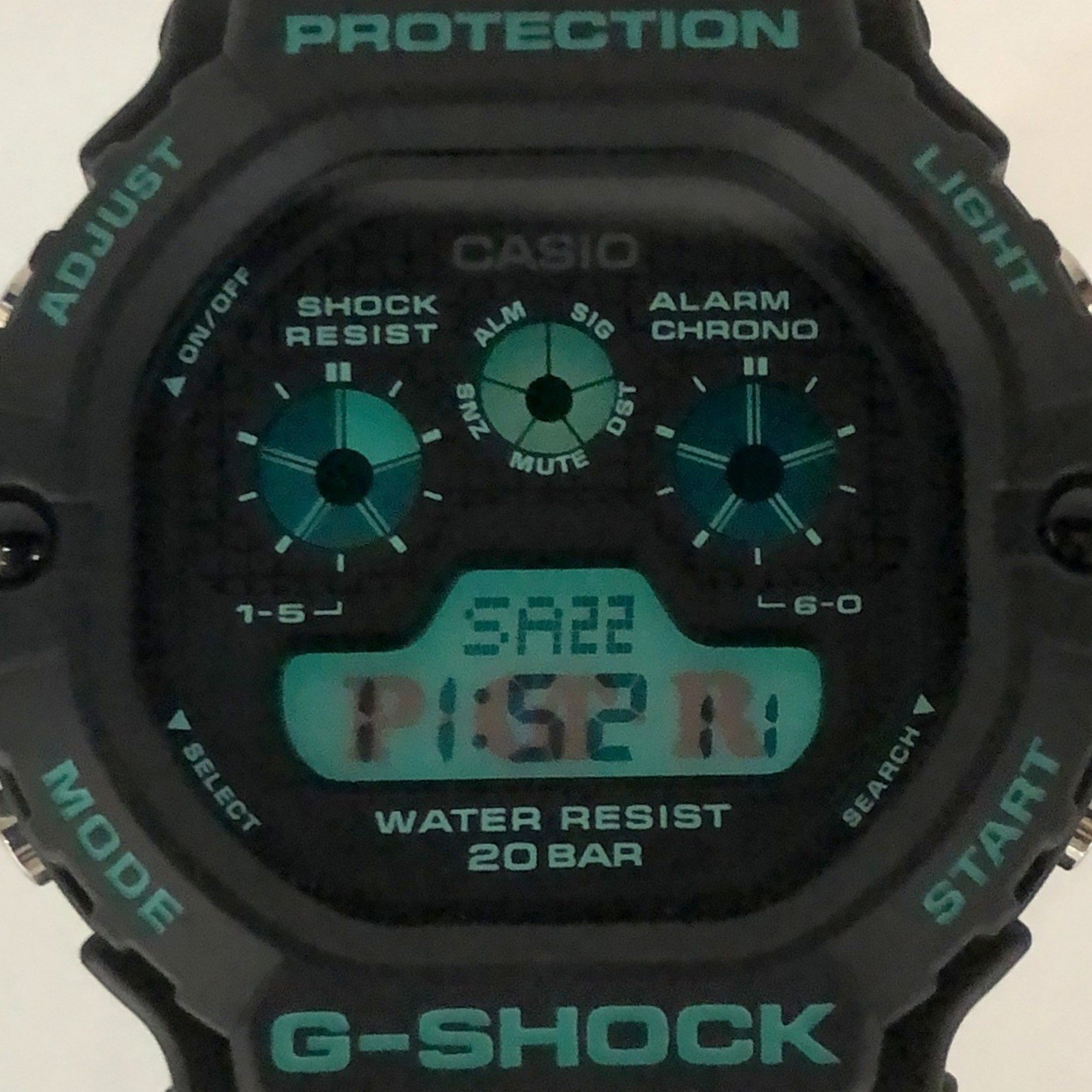 G-SHOCK CASIO Watch DW-5900 POTR Turquoise Blue First Collaboration Yoshida Porter YOSHIDA PORTER Digital Black Mikunigaoka Store IT8B443LLT5C